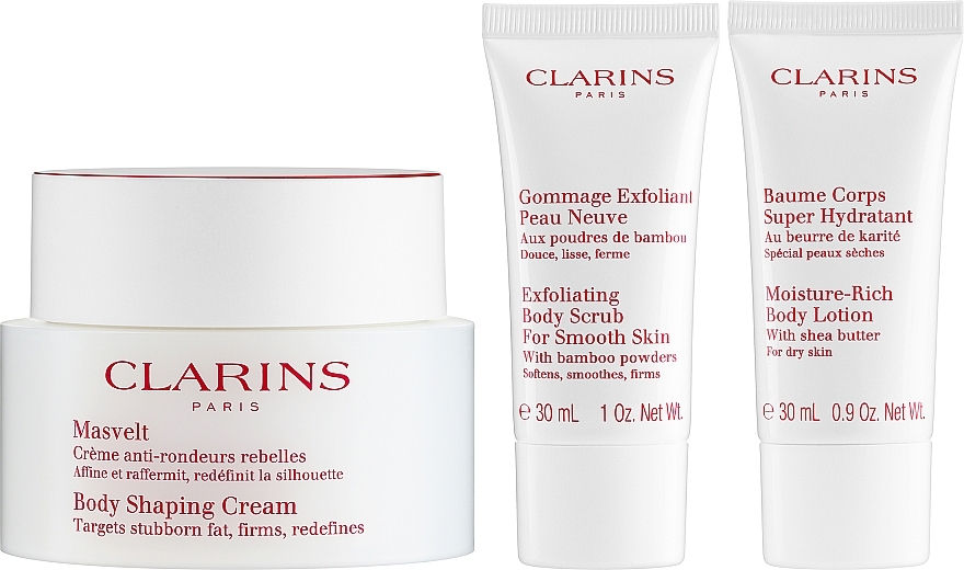 Set - Clarins Masvelt (b/cr/200ml + b/scr/30ml + b/lot/30ml) — photo N12