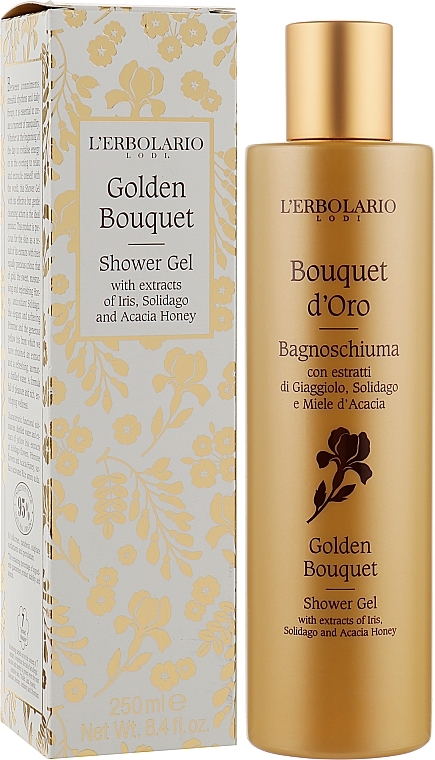 Golden Bouquet Shower Gel - L'Erbolario Shower Gel — photo N2