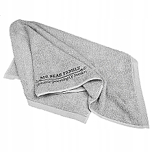 Fragrances, Perfumes, Cosmetics Shaving Towel, Grey - Mr. Bear Family Shaving Towel