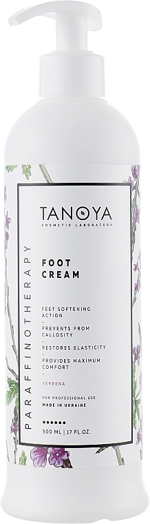 Foot Cream - Tanoya Paraffinotherapy — photo N1