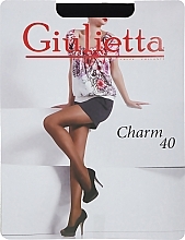 Tights "Charm" 40 Den, nero - Giulietta — photo N1