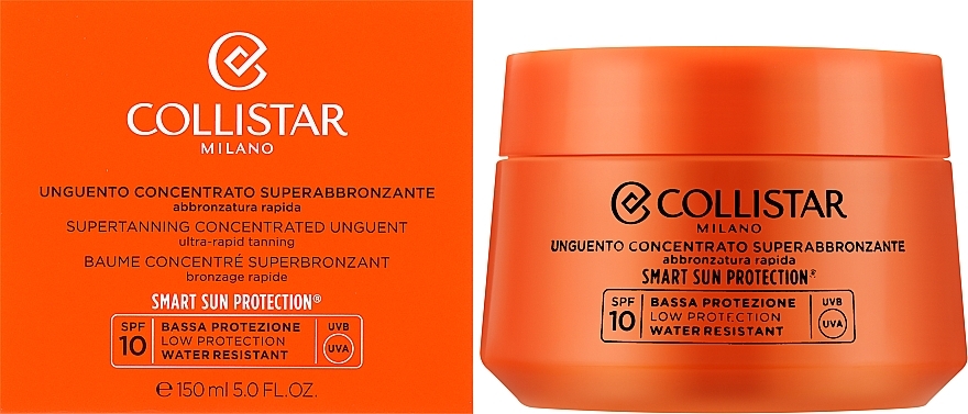 Concentrated Sunscreen SPF10 - Collistar Special Perfect Tanning Supertanning Concentrated Cream SPF10 — photo N2