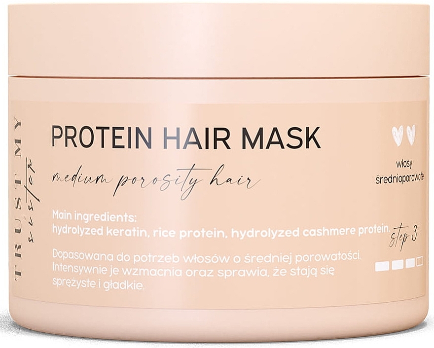 Protein Mask for Medium Porosity Hair - Trust My Sister Medium Porosity Hair Protein Mask — photo N1