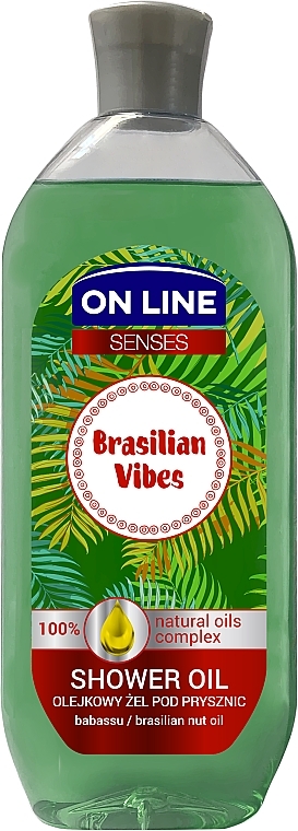 Shower Oil - On Line Senses Shower Oil Brasilian Vibes — photo N1