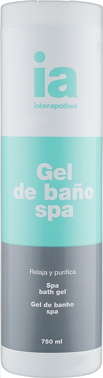 Natural Aroma and Malachite Extract SPA Shower Gel - Interapothek Gel De Bano Spa Thermal — photo N1