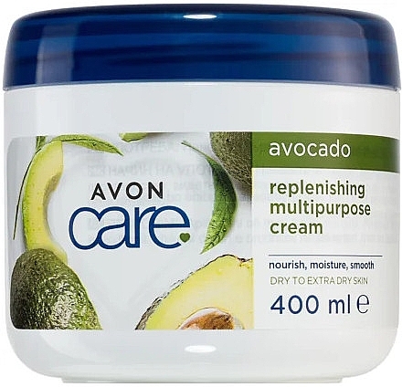 アボカドオイル配合マルチ機能 フェイス・ハンド・ボディクリーム - Avon Care Moisturizing Cream With Avocado — photo N1