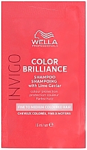 Fragrances, Perfumes, Cosmetics Shampoo for Colored Hair - Wella Professionals Invigo Color Brilliance Color Shampoo (sachet)