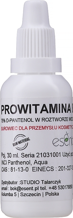 Provitamin B5 75% D-Panthenol - Esent — photo N8