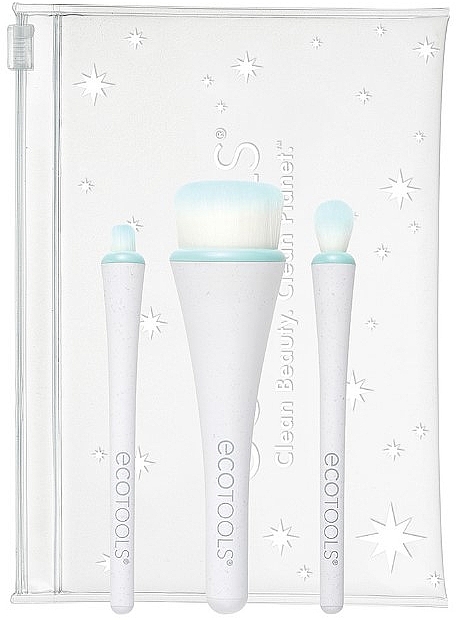 Mini Makeup Brush Set & Makeup Bag - EcoTools All Eyes On Me Mini 360 Ultimate Brush Kit — photo N9