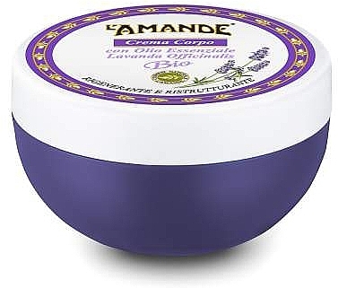 Lavender Body Cream - L'Amande Body Cream Organic Piedmont Lavender — photo N1