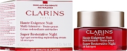 Restoring Night Cream for All Types of Skin - Clarins Super Restorative Night Cream All Skin Types  — photo N2