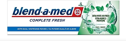 Toothpaste - Blend-a-med Complete Fresh Extra White & Fresh Mint — photo N1