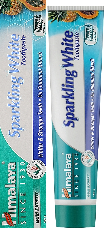 Whitening Toothpaste - Himalaya Herbals Shiny White — photo N2