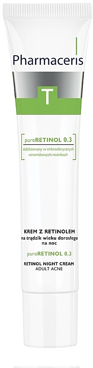 Anti-Acne Retinol Night Cream - Pharmaceris T Pure Retinol 0.3 Night Cream — photo N8