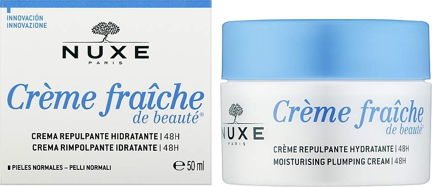 Moisturizing & Lifting Face Cream - Nuxe Creme Fraiche De Beaute Moisturising Plumping Cream 48H — photo N2