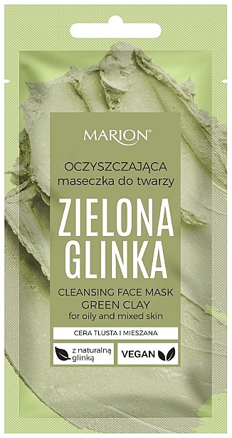 Green Clay Cleansing Mask - Marion Cleansing Face Mask Green Clay — photo N1