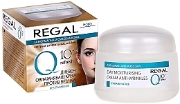 Fragrances, Perfumes, Cosmetics Anti-wrinkle Day Moisturizer for Normal to Combined Skin - Regal Q10+Refresh Day Moistursing Cream Anti-Wrinkles