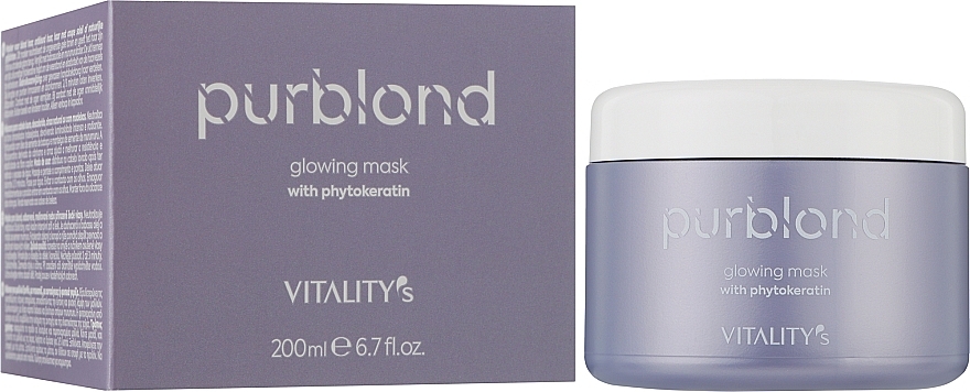 Blonde Hair Mask - Vitality's Purblond Glowing Mask — photo N5