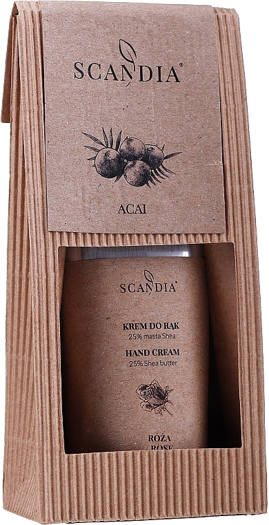 Hand Cream "Rose" - Scandia Cosmetics Hand Cream 25% Shea Rose — photo N2