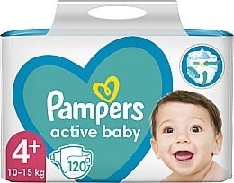 Diapers 'Active Baby', size 3 (Midi) 6-10 kg, 208 pcs. - Pampers — photo N2