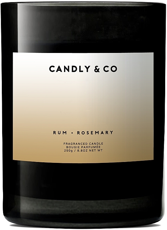 Scented Candle - Candly & Co No.2 Candle Rum Rozmaryn — photo N2