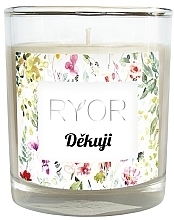 Fragrances, Perfumes, Cosmetics Thank You Scented Candle - Ryor Candle