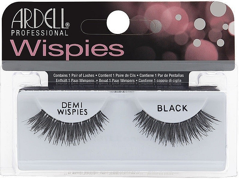 False Lashes - Ardell Invisibands Demi Wispies Black — photo N1