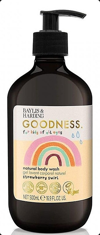 Shower Gel for Kids - Baylis & Harding Goodness Strawberry Swirl Body Wash — photo N6