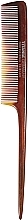 Fragrances, Perfumes, Cosmetics Hair Comb with Tail, 20,5cm, brown - Titania Havannah