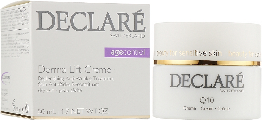 Rejuvenating & Lifting Cream for Dry Skin - Declare Derma Lift Replenishing Cream — photo N2