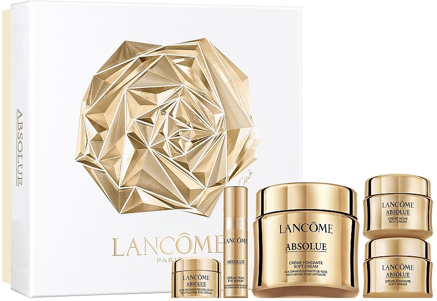 Set, 5 products - Lancome Absolue Soft Cream Xmas 2022 Set — photo N1