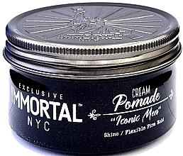 Iconic Men Shine & Flexible Firm Hold Pomade - Immortal NYC Cream Pomade Shine — photo N1