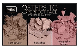 Contour Palette - Wibo 3 3 Steps to Perfect Face Contour Palette — photo N5