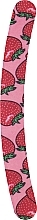 Fragrances, Perfumes, Cosmetics Nail File 7453, pink, strawberry print - Top Choice