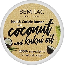 Fragrances, Perfumes, Cosmetics Cuticle and Nail Oil with Coconut - Semilac Nail Care Coconut and Kukui Oil