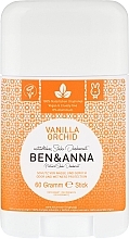 Fragrances, Perfumes, Cosmetics Deodorant "Vanilla and Orchid" (plastic) - Ben & Anna Natural Soda Deodorant Vanilla Orchid