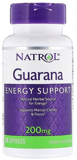 Guarana, 200 mg - Natrol Guarana — photo N1