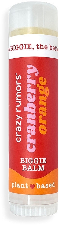 Lip Balm - Crazy Rumors Cranberry Orange Biggie Balm — photo N1