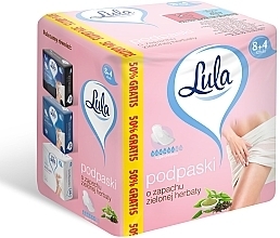 Sanitary Pads with Green Tea Scent, 12 pcs - Lula — photo N5