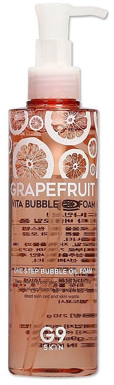 Grapefruit Cleansing Foam - G9Skin Grapefruit Vita Bubble Oil Foam — photo N1