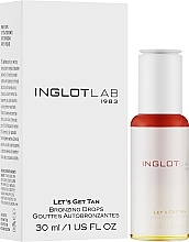 Bronzing Face & Body Drops - Inglot Lab Let's Get Tan Bronzing Drops — photo N2