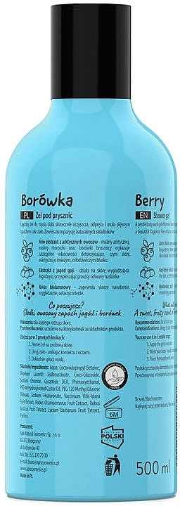 Blueberry Shower Gel - APIS Professional Fruit Shot Blueberry Shower Gel — photo N2