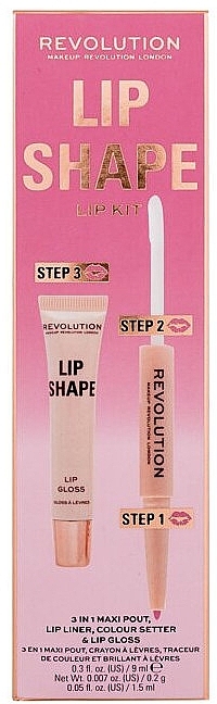 Makeup Revolution London Lip Shape - Lip Set — photo N1