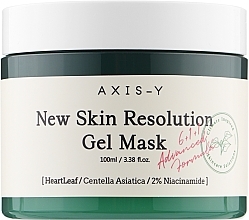 Washable Gel Mask - Axis-Y New Skin Resolution Gel Mask — photo N1