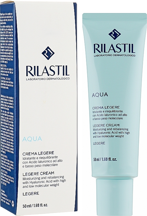 Nourishing Moisture-Balancing Face Cream for Normal & Combination Skin - Rilastil Aqua Crema — photo N23