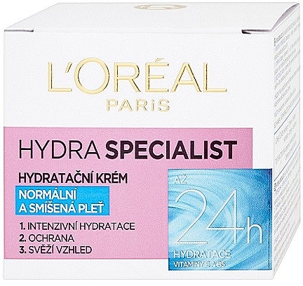 Face Cream for Normal and Combination Skin "Moisturizing Expert" - L'Oreal Paris Face Cream — photo N2