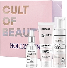 Fragrances, Perfumes, Cosmetics Set - Hollyskin Hyaluronic Acid Intensive Care (mask/100ml + foam/150ml + ser/50ml)