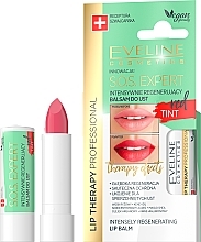 Fragrances, Perfumes, Cosmetics Red Tint Lip Balm - Eveline Cosmetics Sos Expert Red Tint Lip Balm