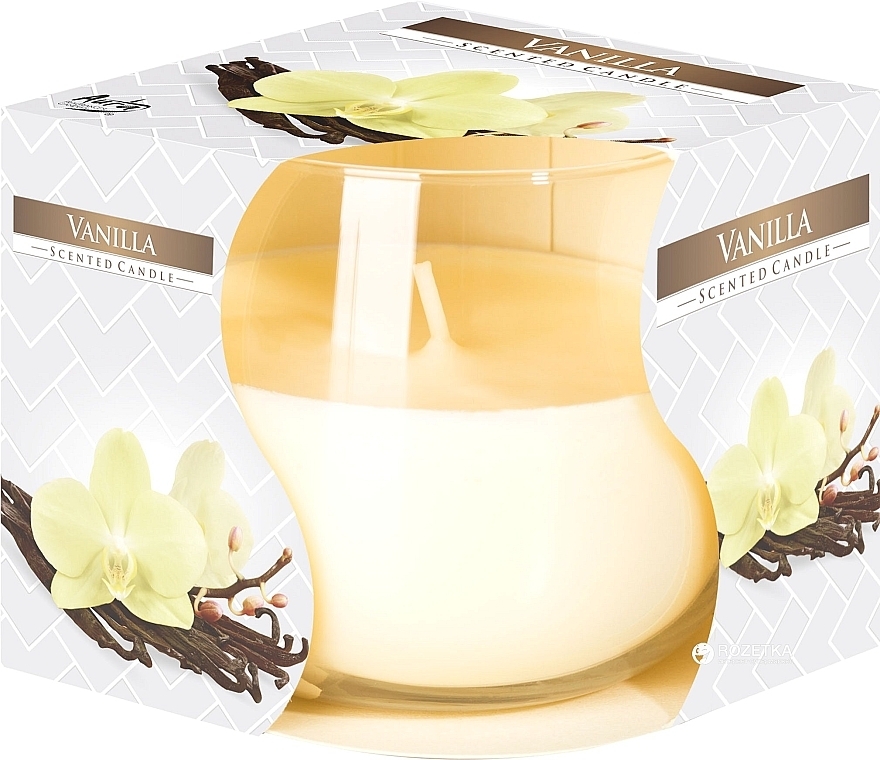 Vanilla Scented Candle in Glass - Bispol Scented Candle — photo N1