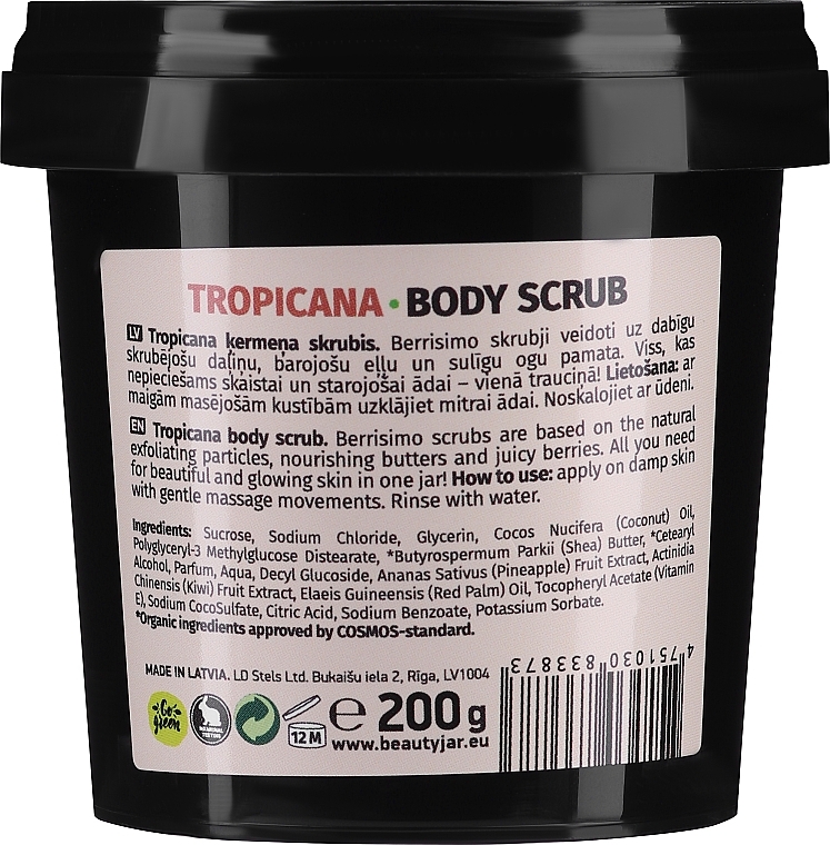 Body Scrub - Beauty Jar Berrisimo Tropicana Body Scrub — photo N25